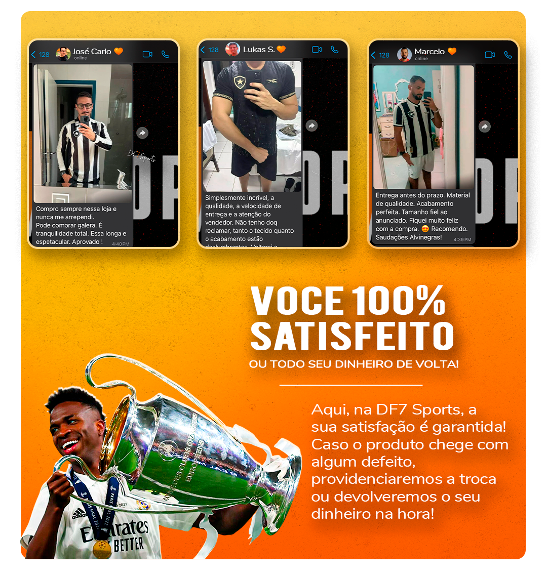 clientes satisfeitos botafogo df7 sports camisas de time valor promocional